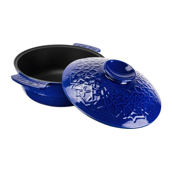 Lava Anatolia Selçuklu Güveci Çap (Ø)26 cm.  Mavi - Resim 3