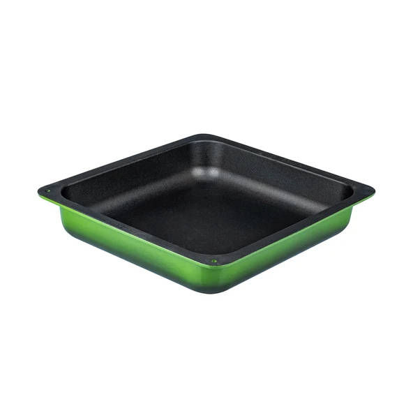 Lava Döküm Dikdörtgen 2/3 Gastronomi Küvet Ölçü 35x32cm.  Yeşil - 2