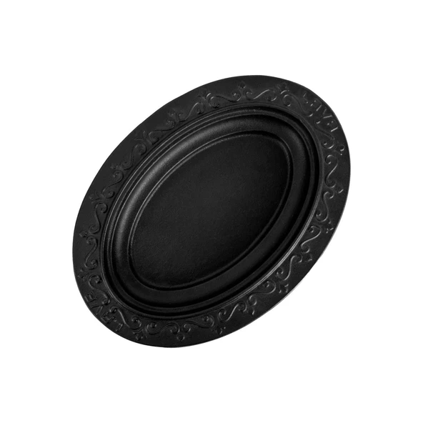 Lava Döküm Oval Döner, Kebap Tabağı. Ölçü 28x20cm. - Resim 3