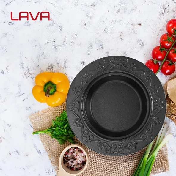 Lava Döküm Oval Döner Sos Tabağı. Çap(Ø)18cm. - 5