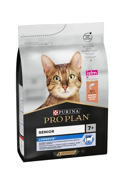 Pro Plan +7 Senior Somonlu Kedi Maması - 3 Kg ürün görseli 1