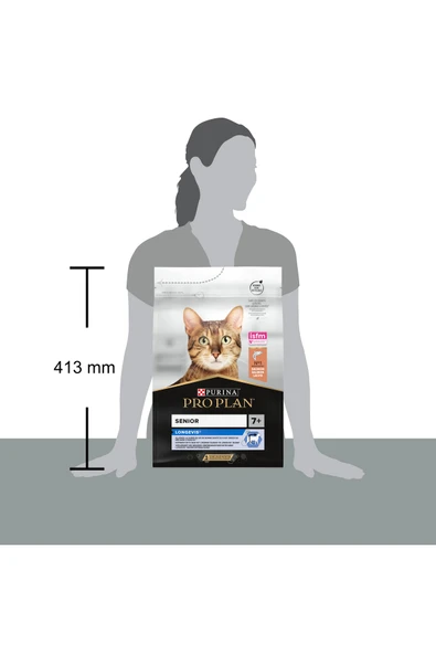 Pro Plan +7 Senior Somonlu Kedi Maması - 3 Kg - 5