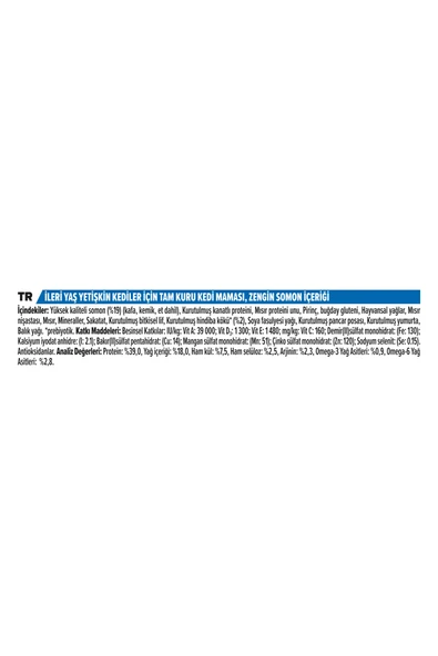 Pro Plan +7 Senior Somonlu Kedi Maması - 3 Kg - 6