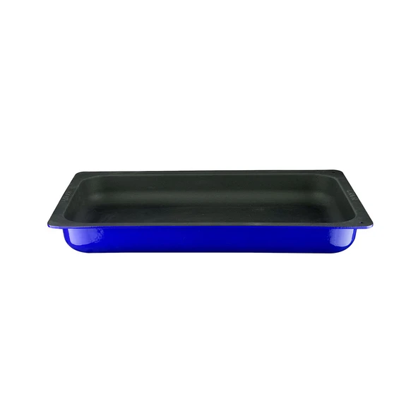 Lava Döküm Dikdörtgen 1/1 Gastronomi Küvet Ölçü 32x53cm.  Mavi - 1