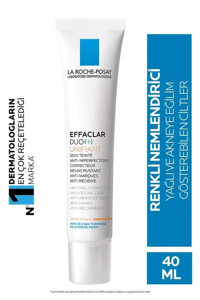 La Roche Posay Effaclar Duo + Cilt Bozukluğu ve Akne Lekelerine Karşı Düzeltici Bakım Teinte Medium 40 ml