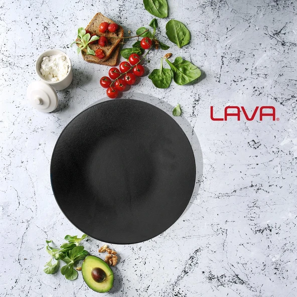 Lava Döküm Yuvarlak Servis Tabağı Çap(Ø)25cm. - Resim 5