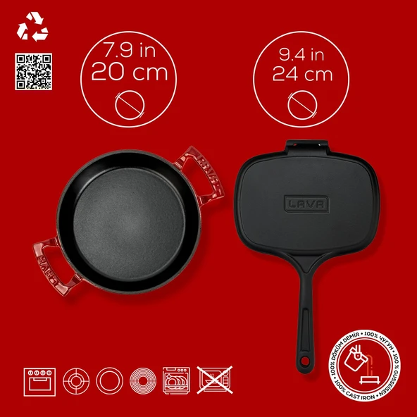 Lava Döküm 2X Okula Dönüş Koleksiyonu Kahvaltı Seti - 4