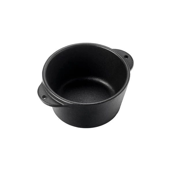 Lava Döküm Yuvarlak Sufle / Sos Kabı. Çap(Ø)8cm. - 2