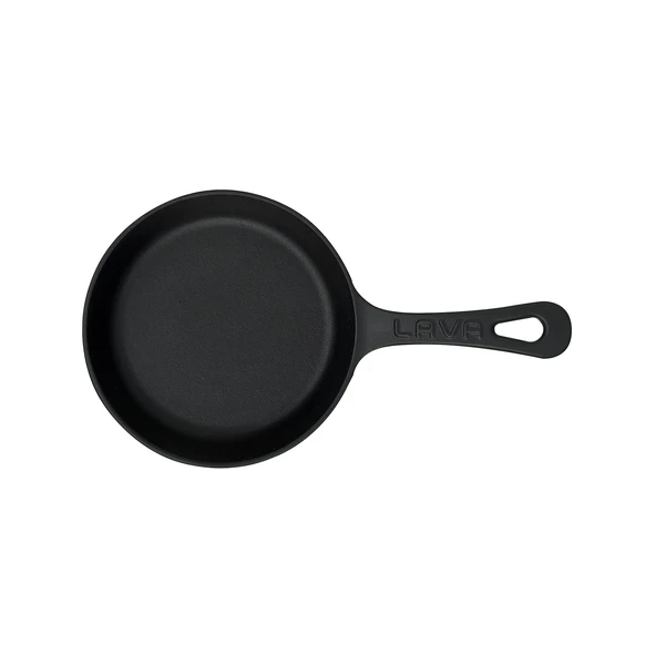 Lava Döküm Yuvarlak Kızartma Tavası Yekpare Saplı. Çap(Ø)16cm. - 3