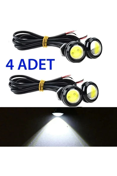 Kartal Göz Led 4 Adet Ayna Altı Led Eagle Eye Beyaz Ayna Led - 5