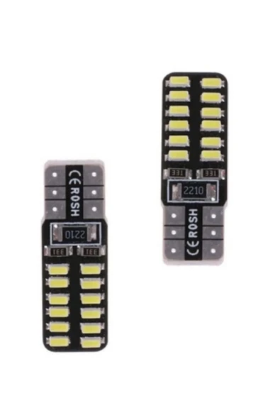 OWL T10 Dipsiz W5w Canbus 3030 6 Ledli Beyaz Park Plaka Ampülü (2 ADET) T10 Canbus Kargolu - 2