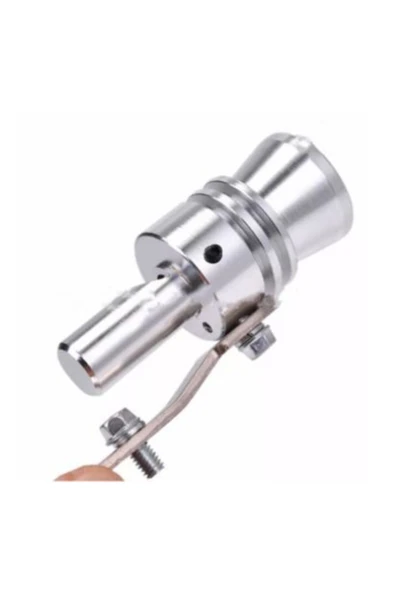 ŞüsCarOto Üniversal Egzoz Islık Aparatı Egzoz Ucu Turbo Sesi Large 29 Mm Krom - Resim 7