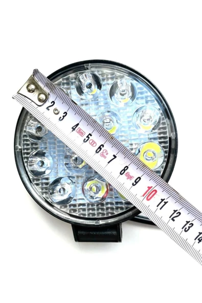 Projektör Off Road Çalışma Sis Lambası 14 Led Yuvarlak Power Led - 2