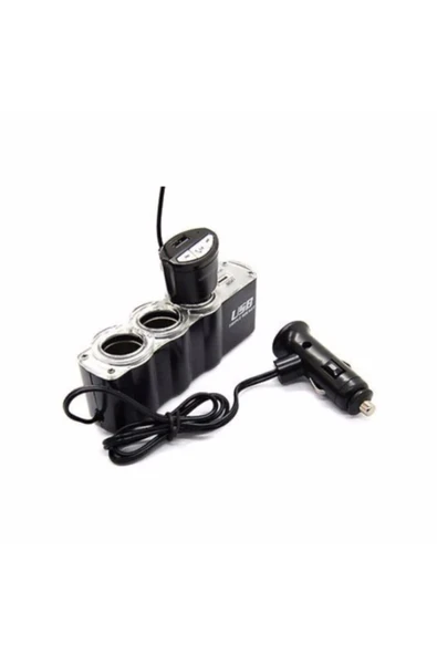 Araba Araç Oto Çakmak Çoklayıcı Çoğaltıcı Soketi Usb Çakmaklık - 8