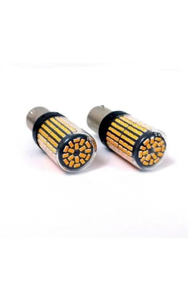 Oto Led Sinyal Ampulü Py21w Tak Kullan Ürün Turuncu - 3
