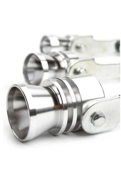 ŞüsCarOto Üniversal Egzoz Islık Aparatı Egzoz Ucu Turbo Sesi Large 29 Mm Krom - Resim 5
