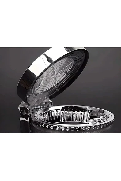 ASTRALED 7 Renkli RGB Led Işıklı Lüx Oto Küllük Kapaklı Spor Araç İçi Küllük Araba Küllüğü - Resim 5