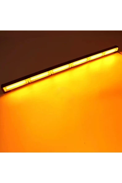 ASTRALED Turuncu Tepe Çakar Bar Led 90cm 12-24v Off Road Çekici Traktör İkaz Lambası Çakar 17 Modlu - 2