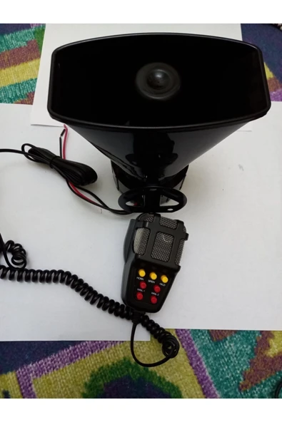 Universal Siren 7 Sesli Megafonlu - Resim 2