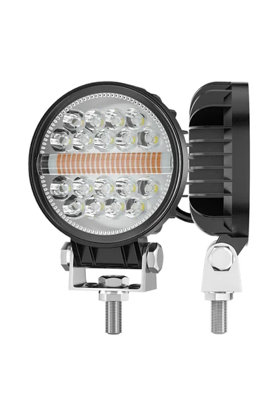 ASTRALED Off Road Drl Gündüz Led Yuvarlak Çalışma Lambası Traktör Tekne Tır Kamyon Atv Spot Sis Farı - Resim 2