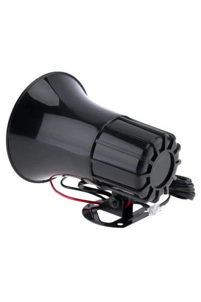 Her Araca Uyumlu 7 Sesli Konuşmalı Mikrofonlu Megafonlu Siren - Resim 4