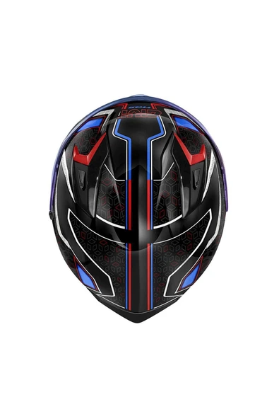 Givi 50.8 Mystıcal Siyah-kırmızı-mavi-beyaz Kask - 4