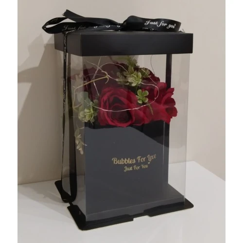 Led Işıklı Kırmızı Sevgililer Günü Hediyesi - Resim 3