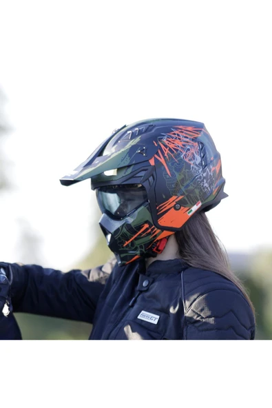 Sway MOTOTEZ SWAY SW X1-X SEUL MOTOSİKLET MODÜLER KASK - 3