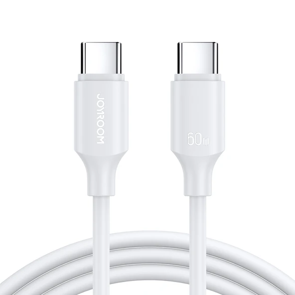 JOYROOM S-CC060A9 60W TYPE C-TYPE C 1M-WHITE