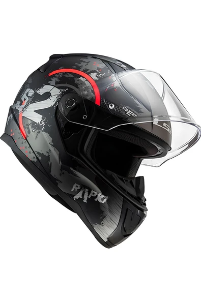 LS2 Rapıd Cırcle -turuncu Kask Uyumlu - Resim 2