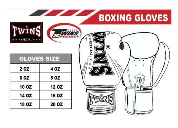 Twins BGVL3-RD Boks Eldiveni Deri Muay Thai Eldiveni - 5
