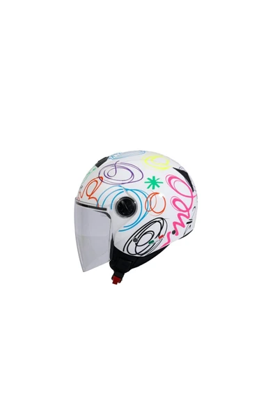 Sway 715 Kask Whıte Flower