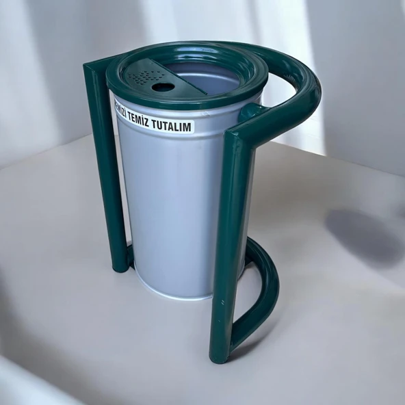 Dış Mekan Çöp Kovası SGC07B, Metal Sallanır 30L - 4