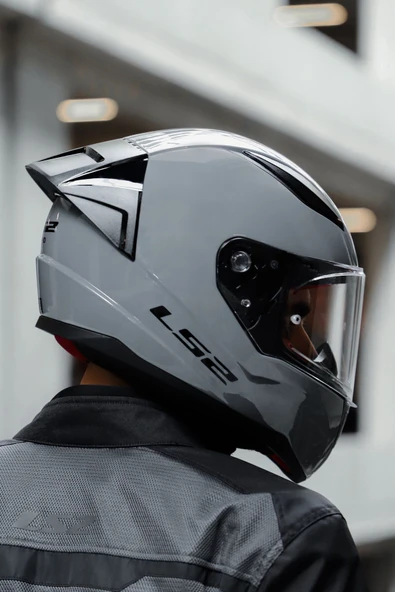 LS2 Rapıd 2 Race Nardo Gri Kask - Resim 5