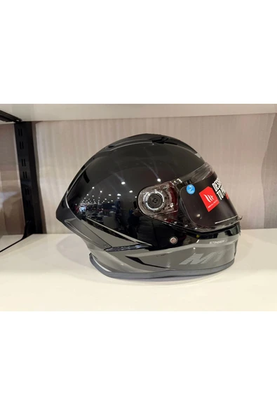 MT Helmets KASK MT STINGER A12 PARLAK SİYAH - 2