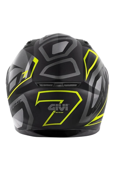 Givi 50.7 Proton Mat Tıtanıum-sarı Kask - 4