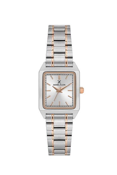 DANIEL KLEIN DKF.2315A GÜMÜŞ ROSE BİCOLOR KÖŞELİ KADIN KOL SAATİ ürün görseli
