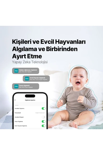 Ttec 2AGK03 Wizi Full HD Tak Çalıştır Wi-Fi Akıllı Kamera - 5