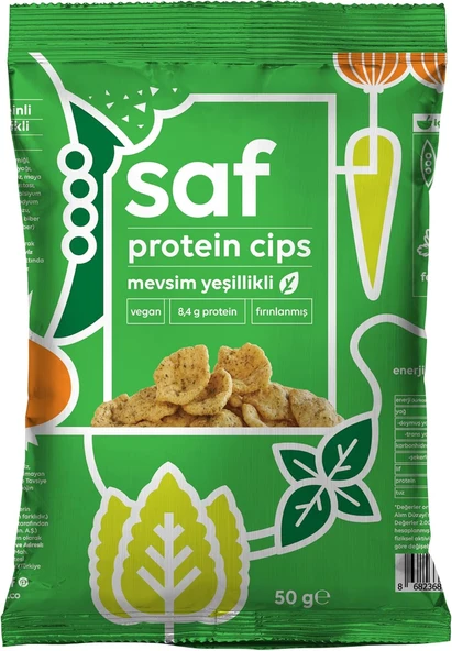 Saf Nutrition Mevsim Yeşillikli Protein Cips 50 g (3 ADET) - 2