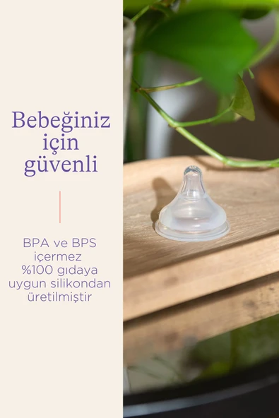 Lansinoh Natural Wave Biberon Emziği Orta Akışlı - 3