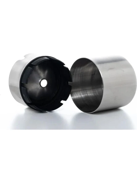 Paslanmaz Oto Küllük Dekoratif Küllük Metal Küllük Kokusuz Küllük 2 Adet - 2