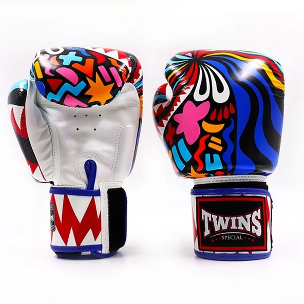 Twins FBGVL3-62 Abstract Boks Eldiveni Deri Muay Thai Eldiveni - 2