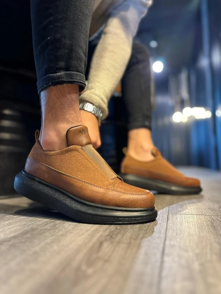 Sneakers Ayakkabı 911 Taba (Siyah Taban)