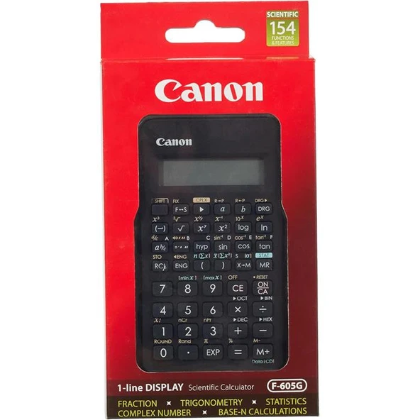 Canon F-605G 12 Haneli Bilimsel Hesap Makinesi - 2