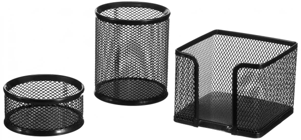 BİON MASA ÜSTÜ PERFORE SET 3 LÜ SİYAH KUTUSUZ 9305