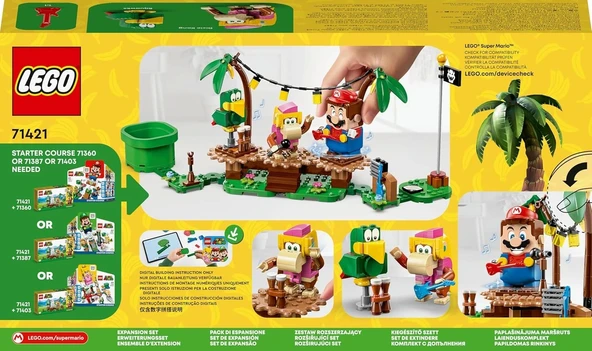 LEGO Super Mario Dixie Kong’un Orman Konseri Ek Macera Seti 71421 Oyuncak Yapım Seti (174 Parça) - 5