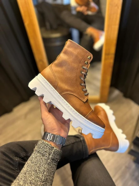 Knack Yüksek Taban Ayakkabı B-023 Taba