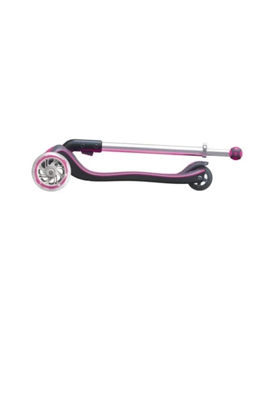 Globber Elite Prime Pembe Işıklı 3 Tekerlekli Çocuk Scooter - 2