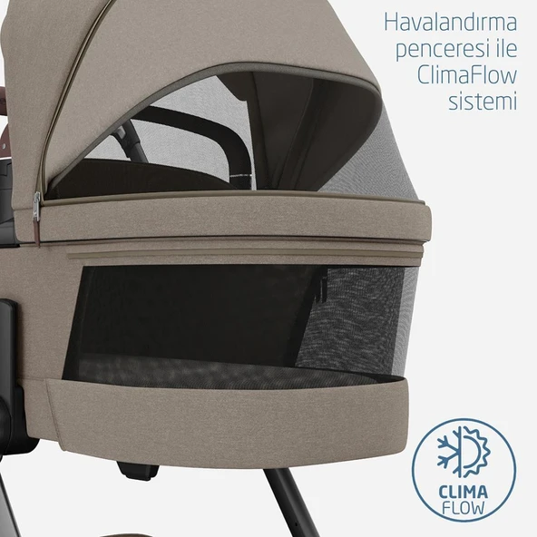 Maxi-Cosi Fame Yatış Pozisyonu Ayarlanabilir Ekstra Geniş 0-9 kg Portbebe Twillic Truffle - 5