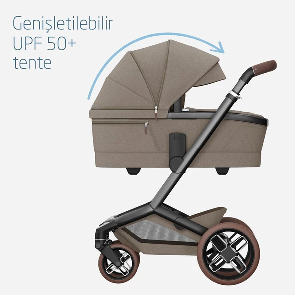 Maxi-Cosi Fame Yatış Pozisyonu Ayarlanabilir Ekstra Geniş 0-9 kg Portbebe Twillic Truffle - 4